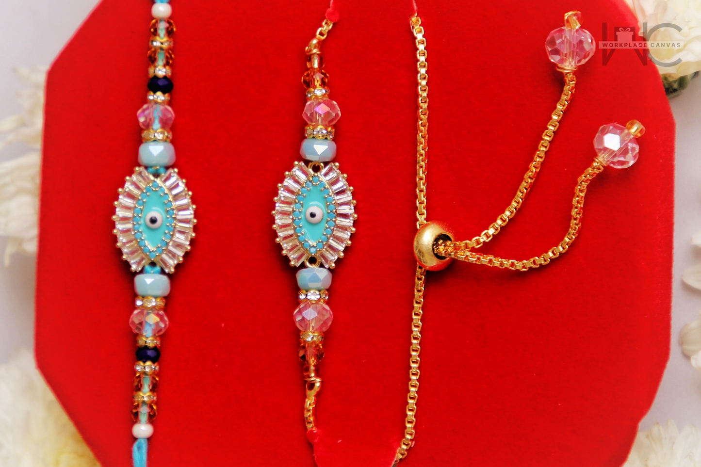 Naksh 4 Rakhi Hamper | Evil Eye Raksha Bandhan Gift Hamper – Bhaiya Bhabhi Premium Festive Set