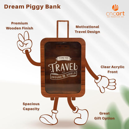 GoalGlobe Bag | Travel PiggyBank/Vault