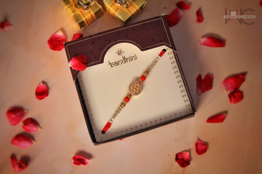 Bandhani Rakhi Gift Box™ | A Classic Ritual, Wrapped in Love
