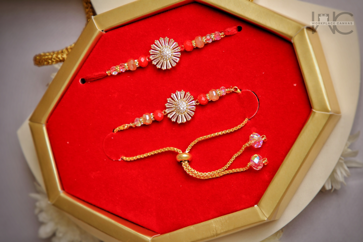 Naksh 1 Rakhi Hamper | Raksha Bandhan Gift Hamper – Bhaiya Bhabhi Premium Festive Set