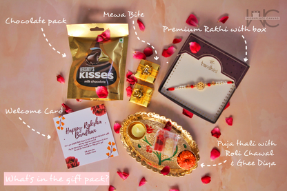 Bandhani Rakhi Gift Box™ | A Classic Ritual, Wrapped in Love