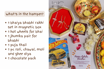 Naksh 2 Rakhi Hamper | Raksha Bandhan Gift Hamper – Bhaiya Bhabhi Premium Festive Set